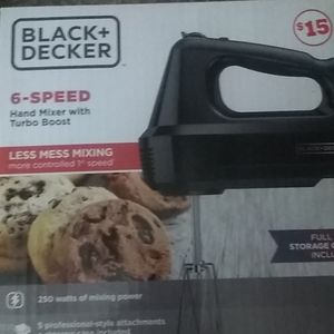 Black + decker 6 speed mixer